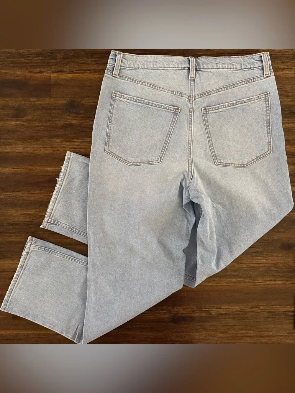 Universal Thread Women’s Highest-Rise Vintage Straight Light Wash Jeans 12 NWT - Picture 11 of 11